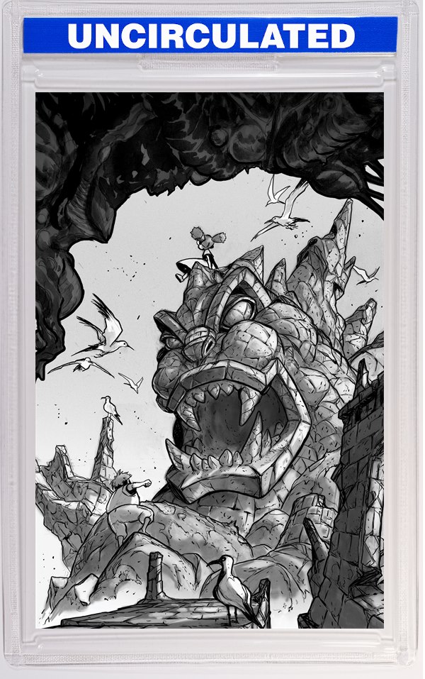 Godzilla: Revenge Of The Deadzone [Kai-Sei Era] #3 Variant RI (Tunica B&W Full Art)