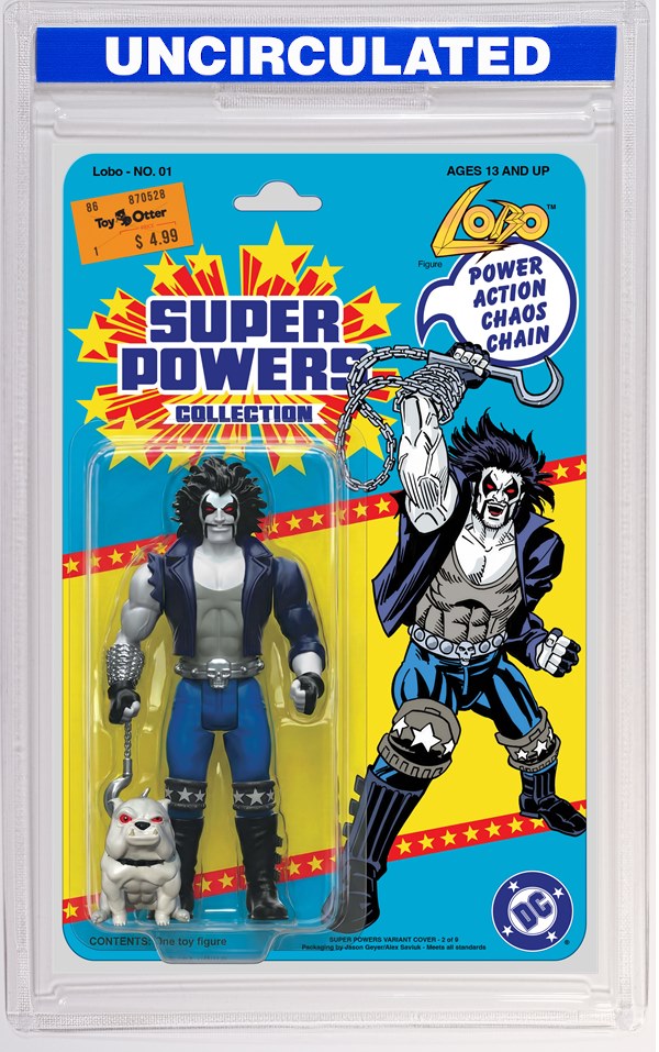 Lobo #1 Facsimile Edition CVR B Jason Geyer & Alex Saviuk Lobo Super Powers Card Stock VAR