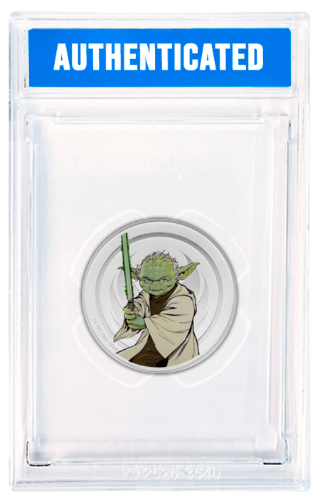 Star Wars - Yoda VS Emperor Palpatine 1 oz Silver Medallion (Limited to 2000)