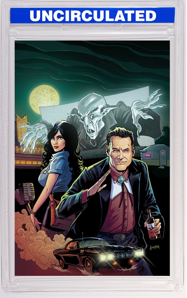 MonsterVision Featuring Joe Bob Briggs And Darcy #1 CVR G Dave Acosta LTD Virgin VAR