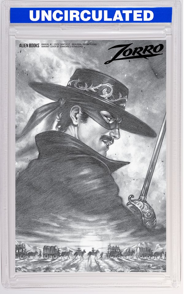 Zorro Annual #1 Variant D (Bonacorsi B&W)