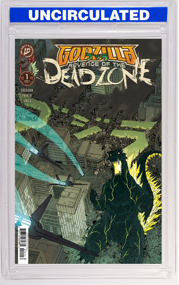 Godzilla: Revenge Of The Deadzone [Kai-Sei Era] #1 Variant D (Morazzo IDW Goes Dark Variant)