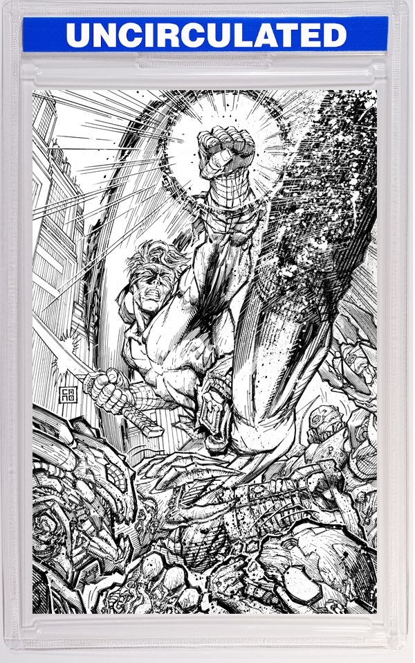 Final Boss #5 CVR E INC Cedric Nocon B&W VAR (MR)