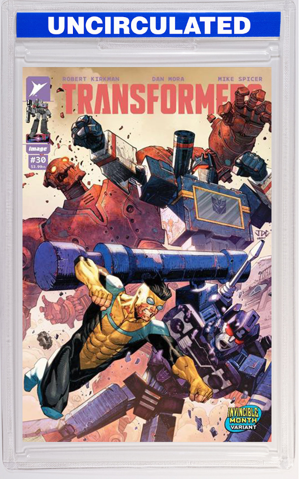 Transformers #30 CVR F Josh Cassara Invincible Team Up Variant