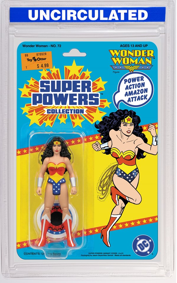Wonder Woman #72 Facsimile Edition CVR B Jason Geyer & Alex Saviuk Wonder Woman Super Powers Card Stock VAR