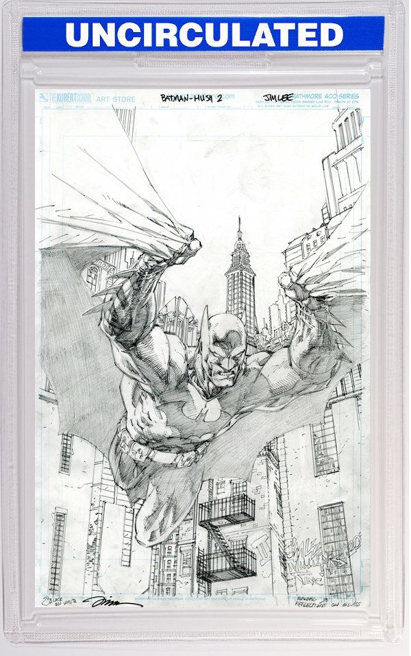 Batman #158 CVR O INC Jim Lee Pencils Virgin Card Stock VAR