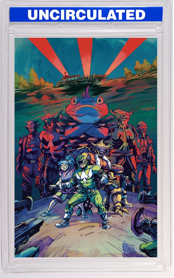 Power Rangers Green #3 E INCV Foil Variant (Full Art, Foil, Vargas)