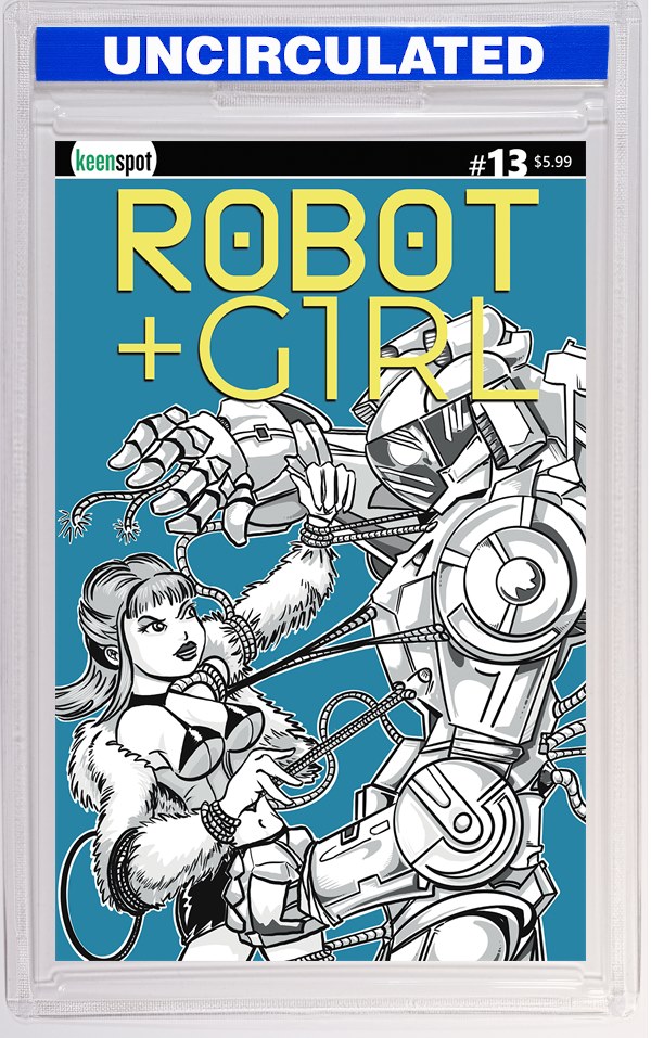 Robot + Girl #13 CVR C Christopher Whitehead VAR