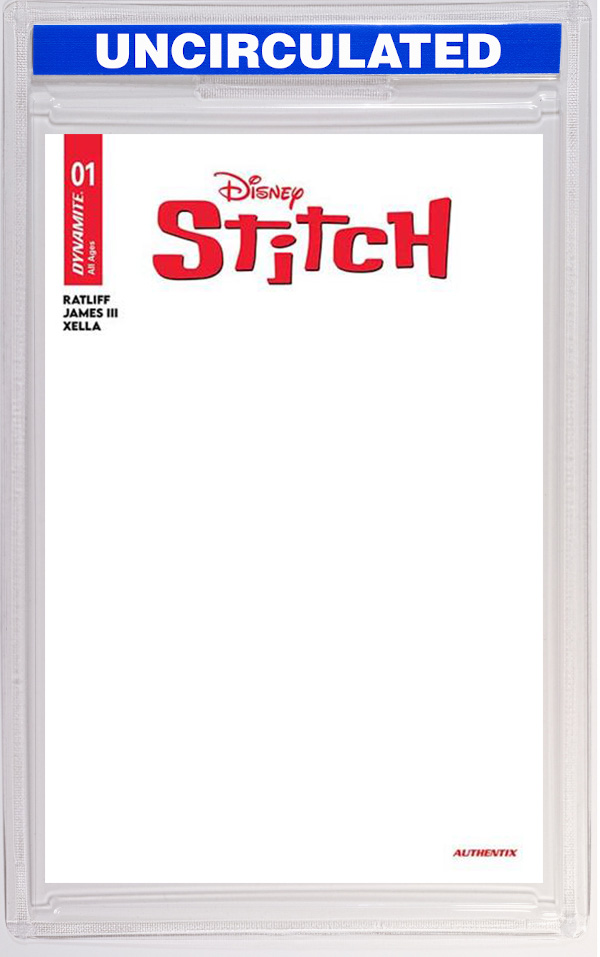 Stitch #1 CVR G Blank Authentix Variant