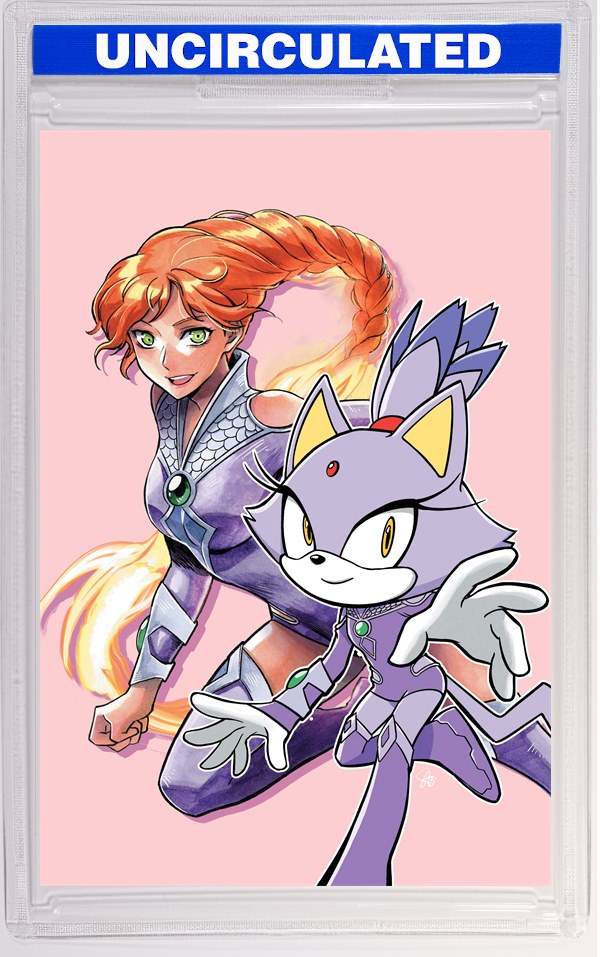 DC X Sonic The Hedgehog The Metal Legion #3 (Of 5) CVR B Saowee Card Stock VAR
