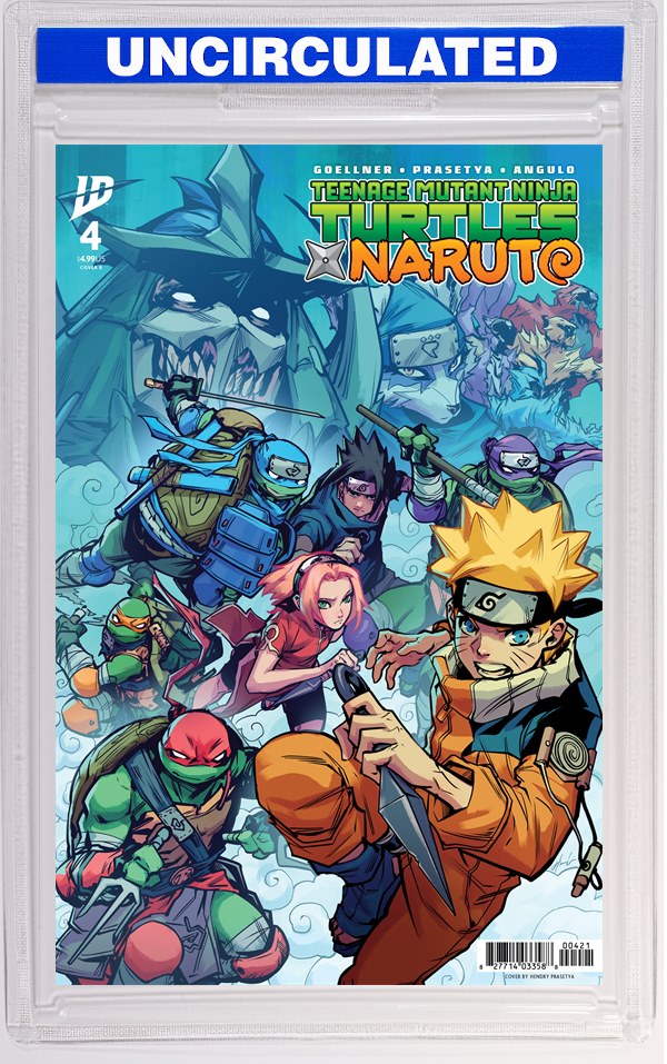 Teenage Mutant Ninja Turtles X Naruto #4 Variant B (Prasetya)