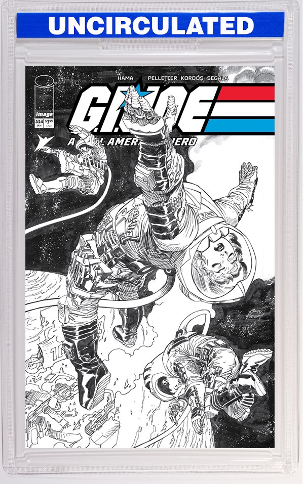 GI Joe A Real American Hero #324 CVR B Andy Kubert B&W VAR