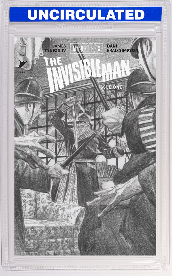 Universal Monsters The Invisible Man #1 (Of 4) CVR F INC Alex Ross Pencil Sketch VAR