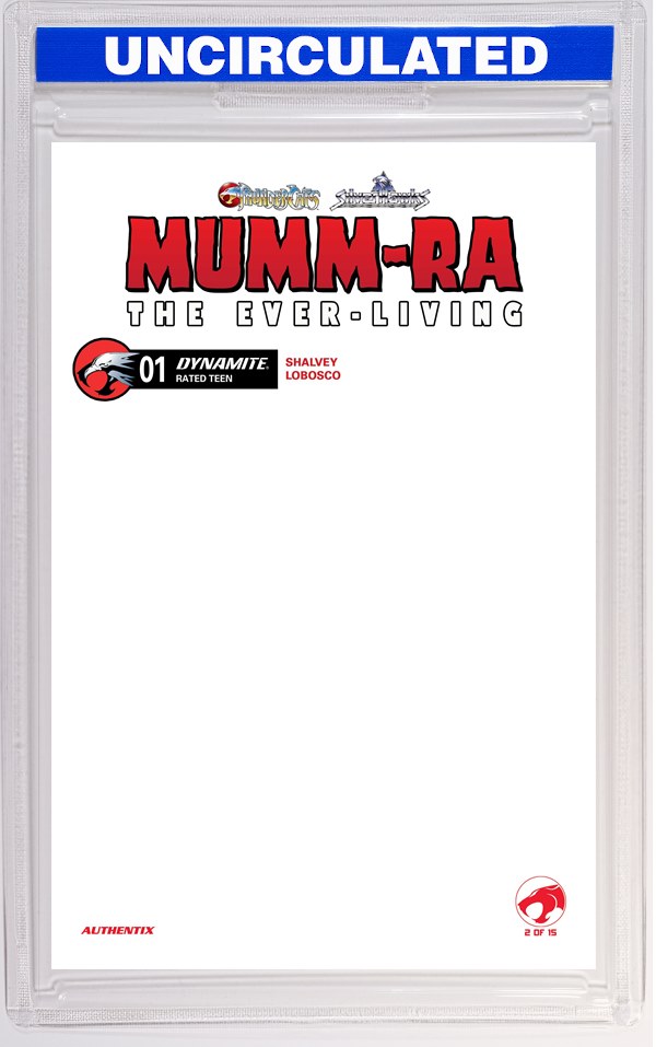Mummra The Everliving #1 CVR F Blank Authentix VAR