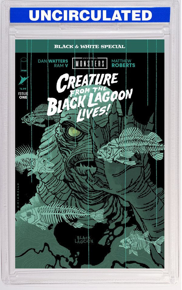 Universal Monsters Creature From The Black Lagoon Lives Black & White Special #1 (Of 2) CVR B Mark Chiarello VAR
