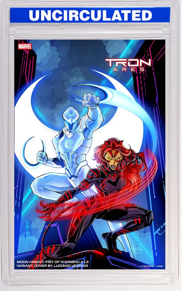 Moon Knight: Fist of Khonshu #13 Luciano Vecchio Tron: Ares Variant