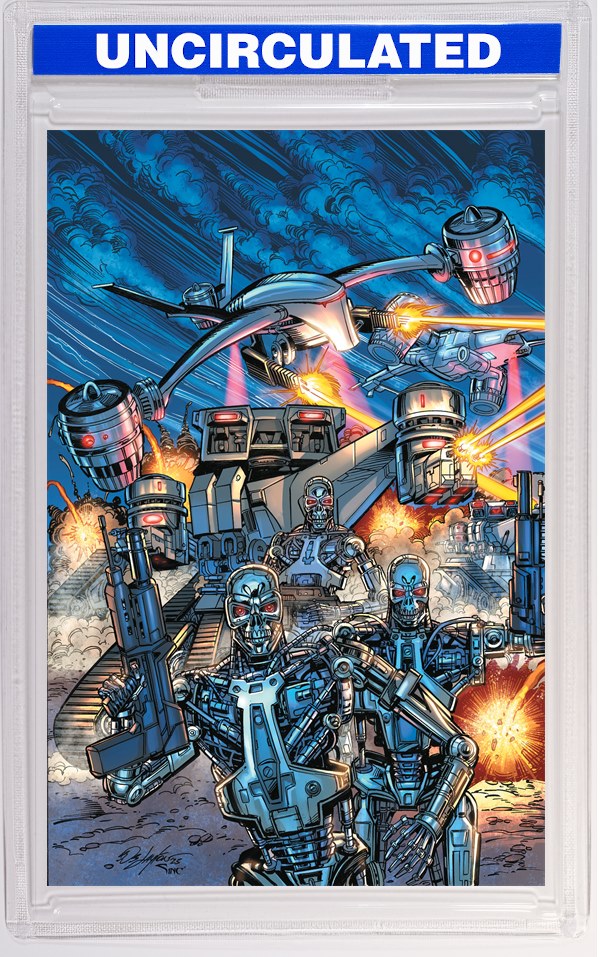 Terminator Metal #4 CVR H INC Bob Layton Virgin VAR