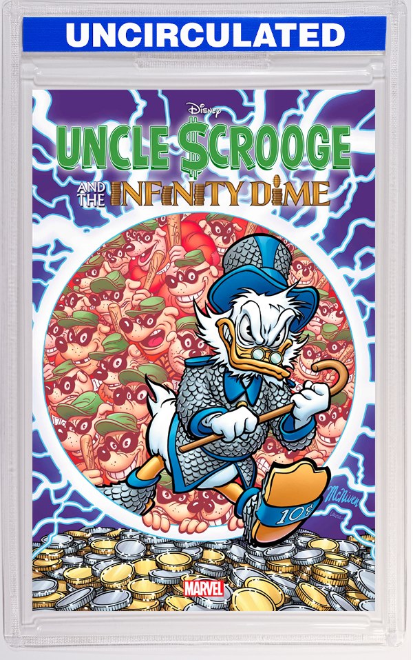 UNCLE SCROOGE AND THE INFINITY DIME #1 STEVE MCNIVEN FOIL VARIANT