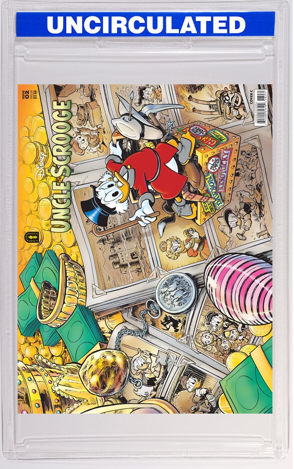 Uncle Scrooge Flintheart Glomgolds Sinister Secret #2 (Of 3) CVR C INC Arlid Midthun Wraparound VA