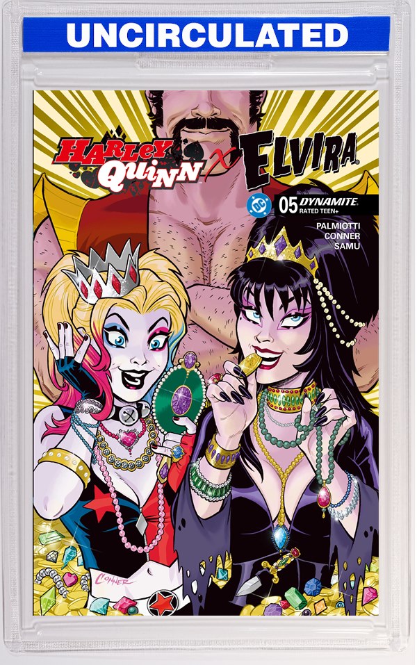 Harley Quinn X Elvira #5 CVR H INC Amanda Conner Jewels VAR