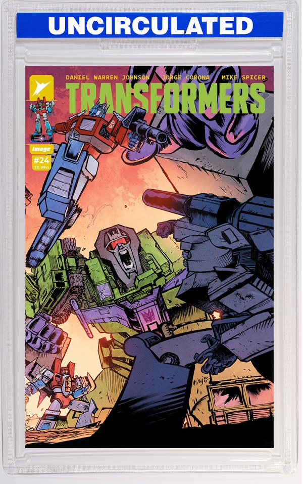 Transformers #24 CVR F Daniel Warren Johnson & Mike Spicer Wraparound VAR