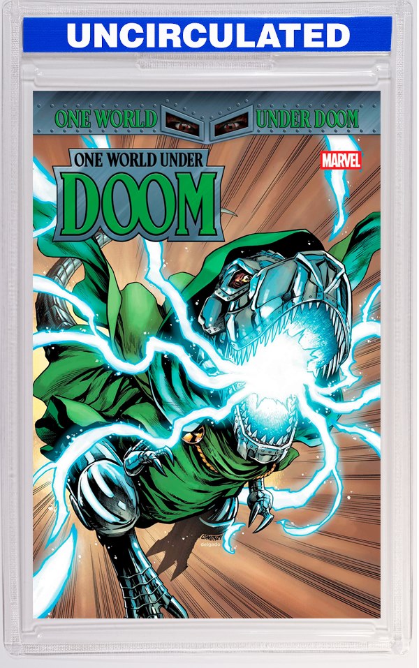 One World Under Doom #4 Cory Smith Doomasaur Variant