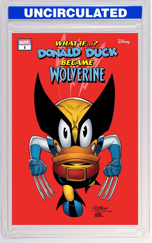 MARVEL & DISNEY: WHAT IF...? DONALD DUCK BECAME WOLVERINE #1 RON LIM VARIANT