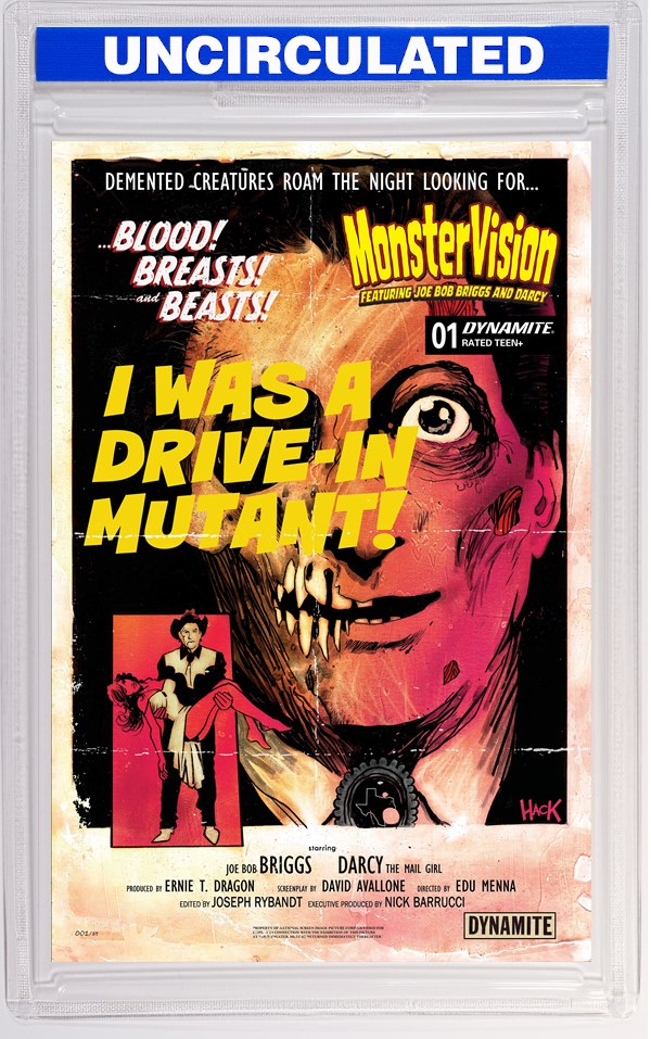 MonsterVision Featuring Joe Bob Briggs And Darcy #1 CVR B Robert Hack VAR