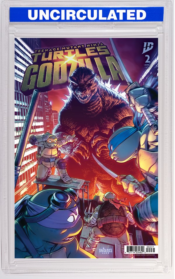 Teenage Mutant Ninja Turtles X Godzilla #2 Variant C (Santolouco)