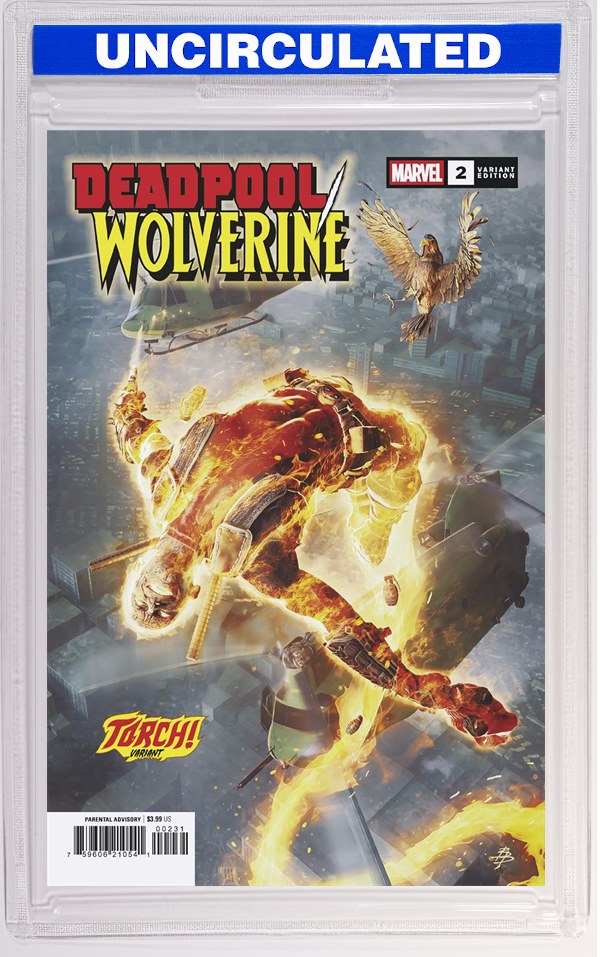 Deadpool/Wolverine #2 Bjorn Barends Torch! Variant