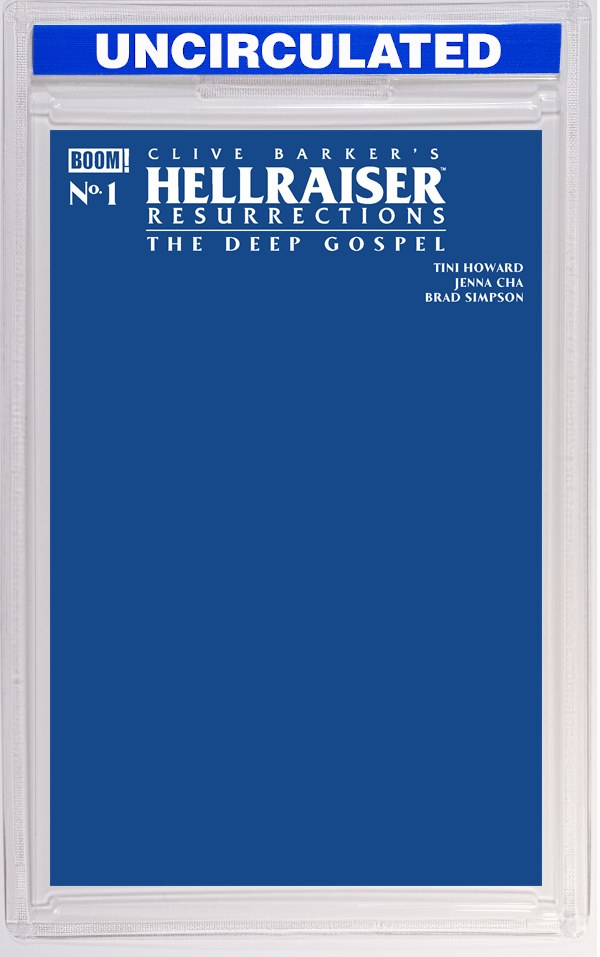 Hellraiser: Resurrections - The Deep Gospel #1 C Blue Blank Sketch Variant