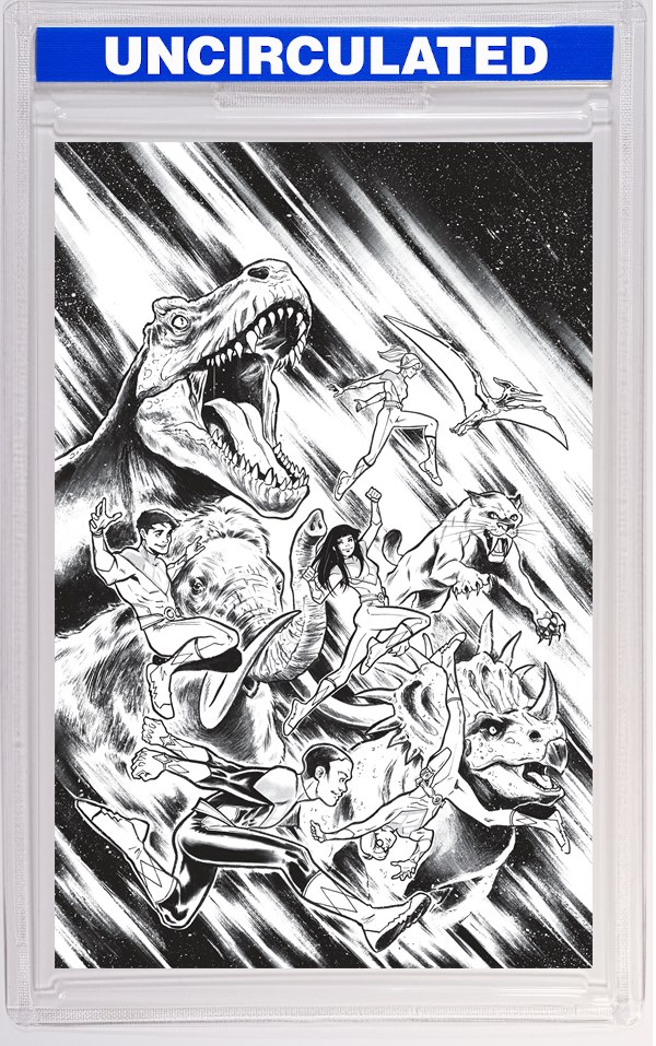 Mighty Morphin Power Rangers (2026) #6 H INCV Variant (Full Art, Campana)