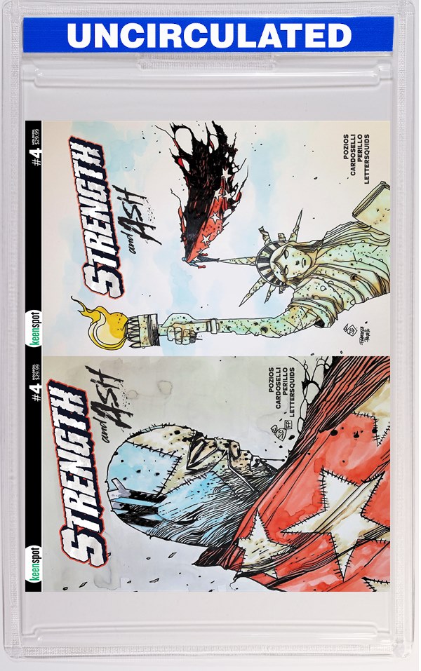 Strength & Ash #4 CVR D Stefano Cardoselli Francesca Perillo Holofoil Flip Cover VAR