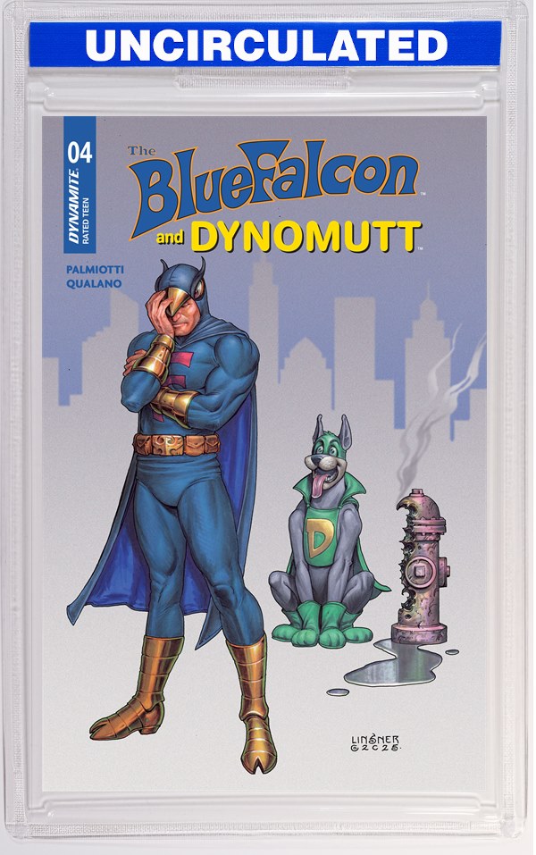 Blue Falcon & Dynomutt #4 CVR C Joseph Michael Linsner VAR