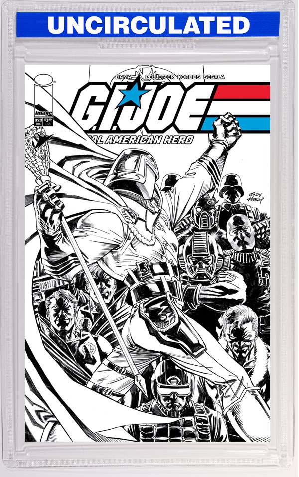 GI Joe A Real American Hero #323 CVR B Andy Kubert B&W VAR