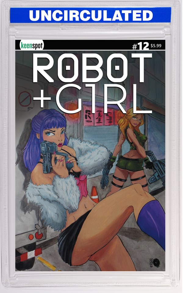 Robot + Girl #12 CVR A Mike White & Kristine Paliuanan