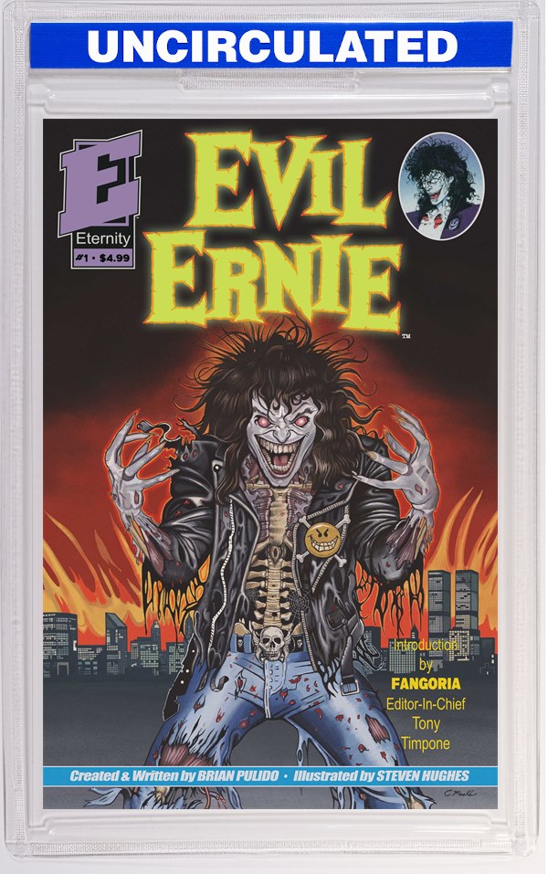 Evil Ernie #1 35th Anniversary Facsimile Edition CVR C Eric Mache Glow In The Dark VAR