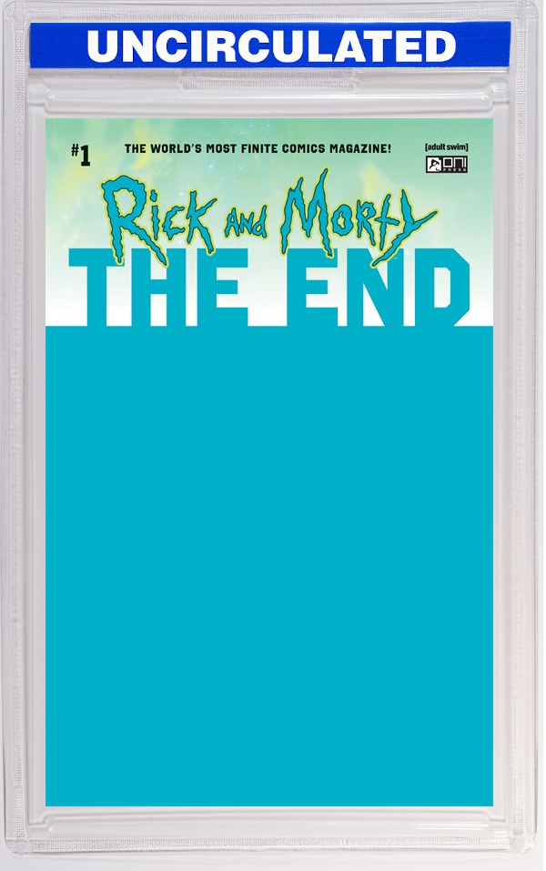 Rick And Morty The End #1 CVR D Blue Sketch VAR