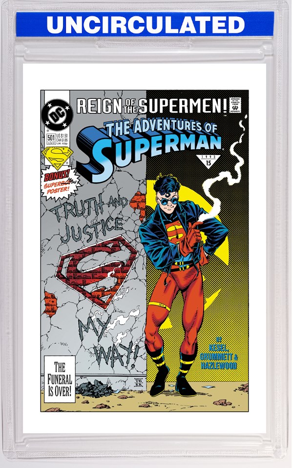 Adventures Of Superman #501 Facsimile Edition CVR A Tom Grummett