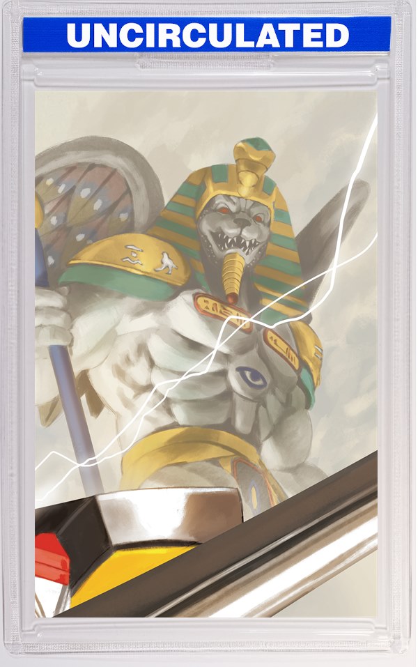 Mighty Morphin Power Rangers (2026) #3 C Megazord Card Stock Connecting Variant (Full Art, Mercado)