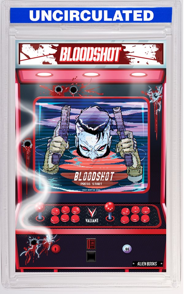 Valiant Beyond: Bloodshot #8--Toy Soldiers #2 Finale Variant B (Griffin Full Art Arcade Variant)