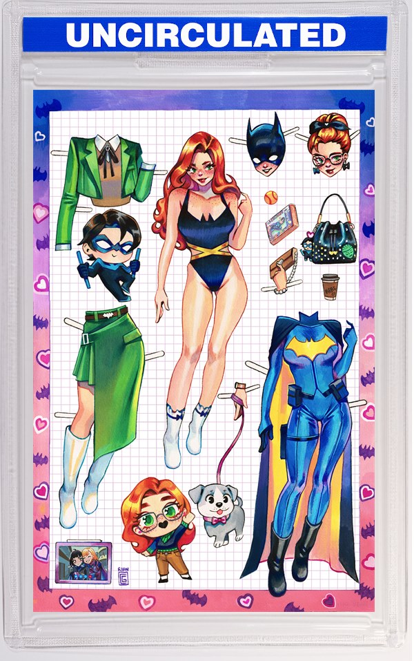 Birds Of Prey #23 CVR D INC Rian Gonzales Card Stock VAR