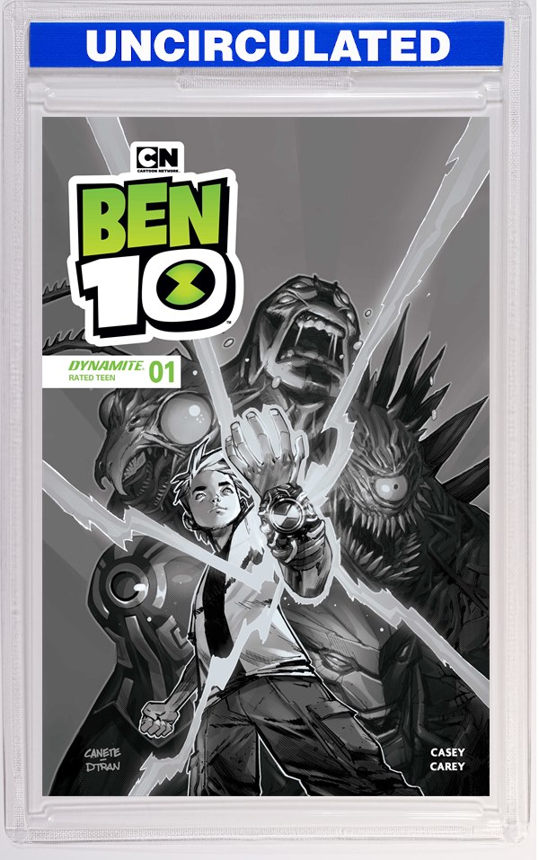 Ben 10 #1 CVR J INC Eric Canete Line Art VAR