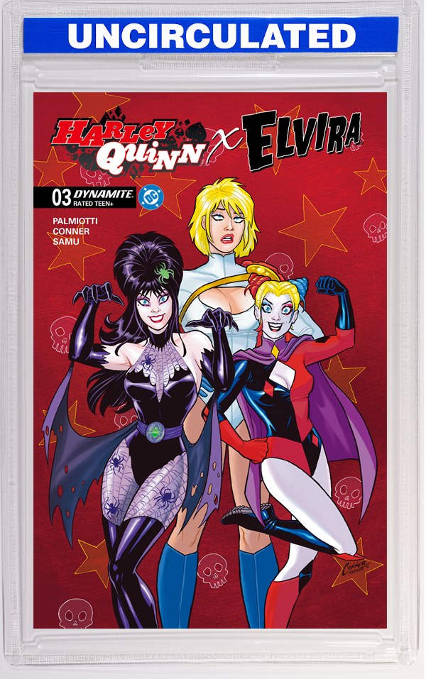 Harley Quinn X Elvira #3 CVR A Amanda Conner Red