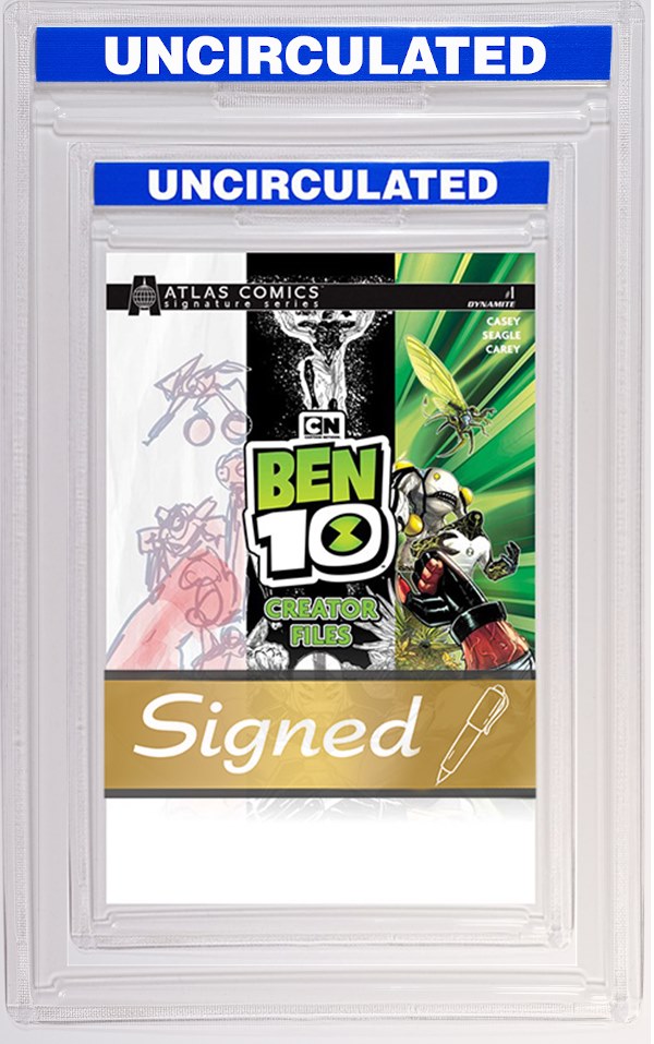 Ben 10 #1 Creator Files (One Shot) CVR C Robert Carey Atlas Edition Signed By Joe Casey VAR