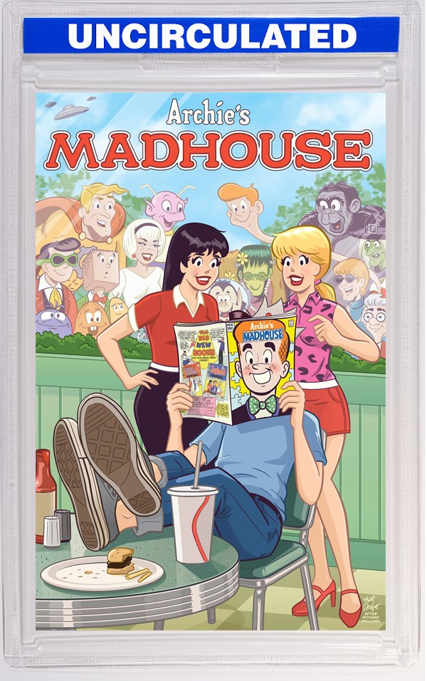Archies Madhouse #1 Facsimile Edition CVR E Matt Talbot Mad Magazine Foil VAR