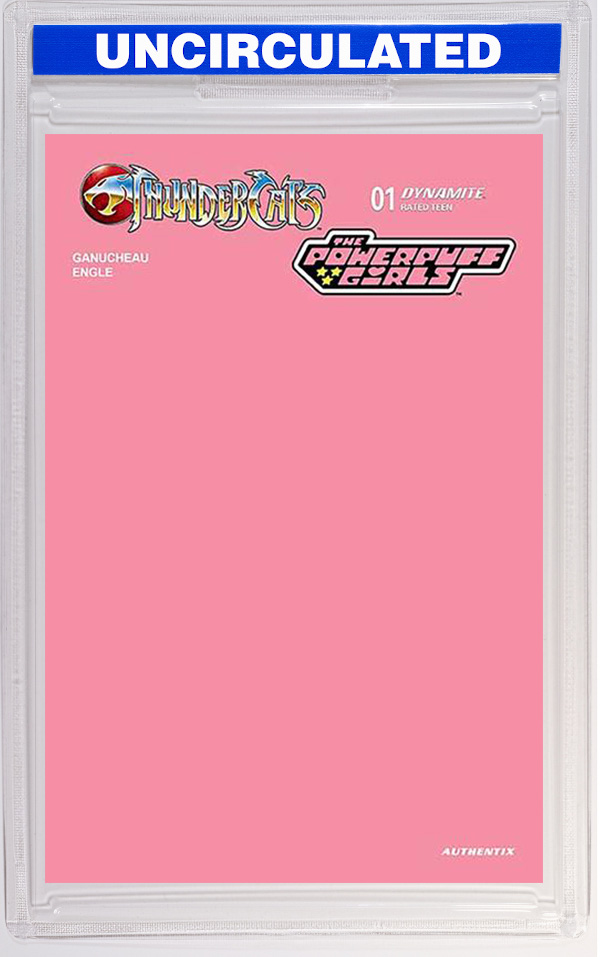 Thundercats Powerpuff Girls #1 CVR N Pink Blank Authentix FOC Bonus VAR