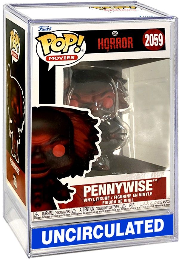 Warner Bros. Horror - Pennywise With Balloons Funko Pop! #2059 with Pop! Trading Card